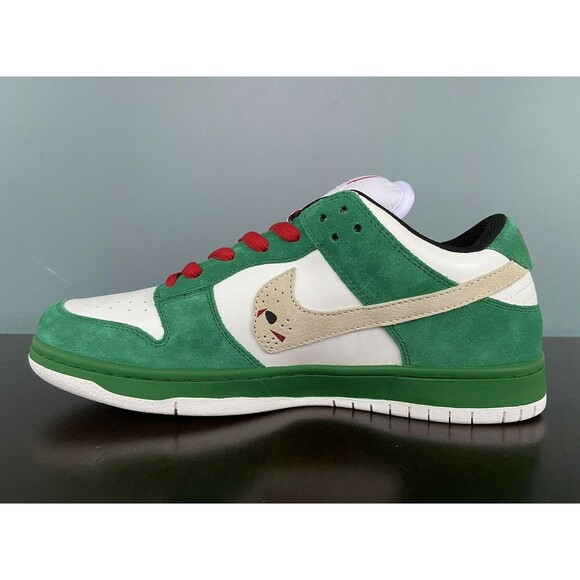 NEW Warren Lotas Jason Toxic Green Dunk Low Sneakers Men's Size 8.5 - Picture 3 of 12